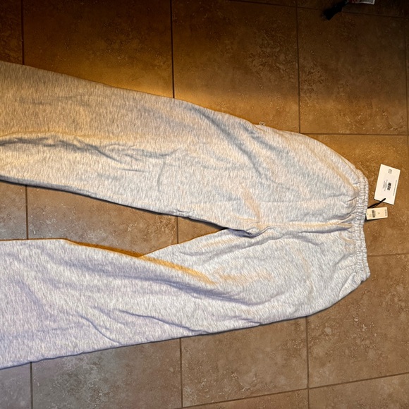 Stylish Gray Wide Leg Pants with Red Stripes - Picture 3 of 3